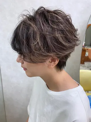 ショート 穐田 司樹のヘアスタイル