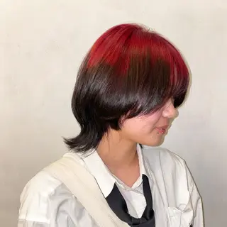 ショート カラー 吉留愛加/ 似合わせカットのヘアスタイル