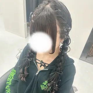 ロング ヘアアレンジ MILD by17 🤍ゆめか🤍のヘアスタイル