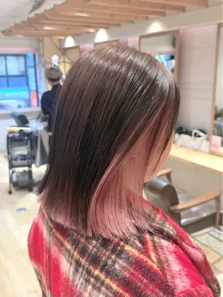 ミディアム 新宿 木下拓哉のヘアスタイル