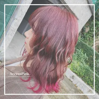 ミディアム カラー ヘアアレンジ 💕ブリーチ/ヘアメ 🎀YUUKAのその他イメージ