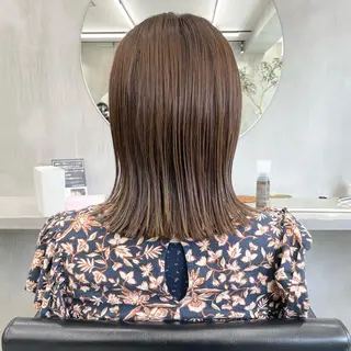 ミディアム カラー 華 /ショート/ボブのヘアスタイル
