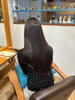 ロング カラー RINNO🌷透明感 カラー/髪質改善のヘアスタイル