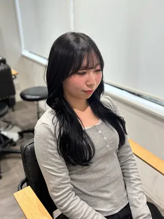 セミロング カラー ACRO Hirokiのヘアスタイル
