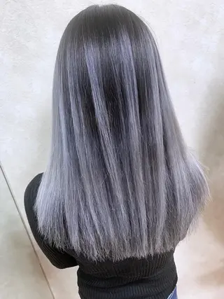 セミロング 穐田 司樹のヘアスタイル