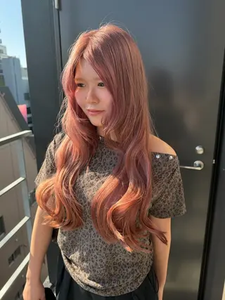 ロング カラー 🌕透明感カラー @ENTER大名のヘアスタイル