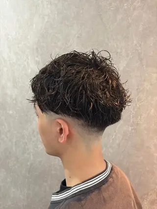 ショート パーマ メンズ 高橋 怜玖/仙台/長町のヘアスタイル