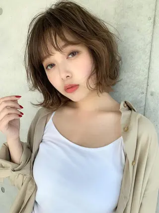 ミディアム カラー パーマ ヘアアレンジ メンズ 🎀愛されモテヘア♡ 梅澤夏基🎀のヘアスタイル