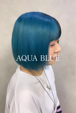 ミディアム ♡派手髪カラー♡ 🅝🅐🅝🅐のヘアスタイル