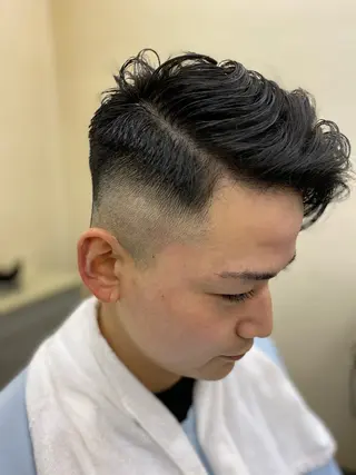 ショート パーマ 小島 史也のヘアスタイル