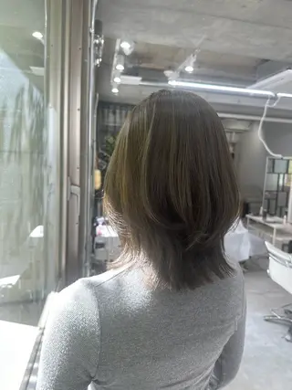 ミディアム カラー MAI/髪質改善/ 幹細胞トリートメントのヘアスタイル