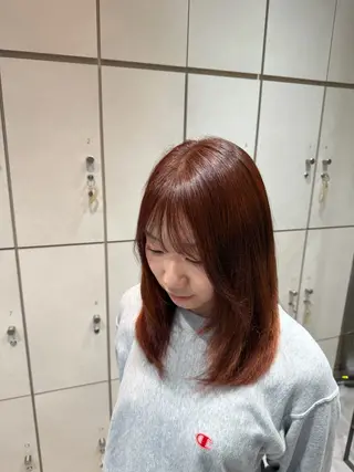 カラー 吉川沙知 /ナチュラルカラーのヘアスタイル