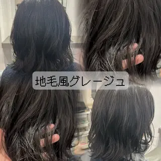 ミディアム カラー 透明感カラー/顔周り カット🌸サクラ🌸のヘアスタイル