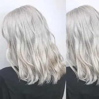 ショート カラー JuNブリーチに 縮毛矯正するプロのヘアスタイル
