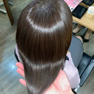 ミディアム 縮毛矯正/髪質改善 井上智秀のヘアスタイル