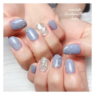 ミディアム ネイル 🐾enen style 🐾のネイルデザイン