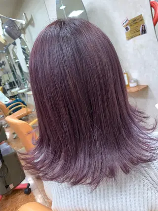 ミディアム 穐田 司樹のヘアスタイル