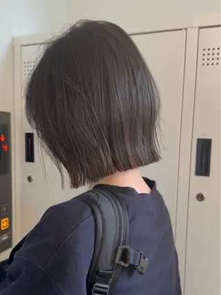 ショート ボブ/レイヤーカット 縮毛矯正/コウキ新宿のヘアスタイル