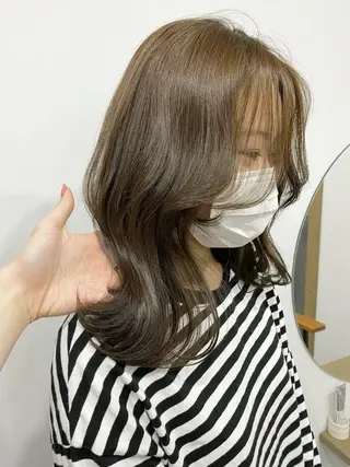 ミディアム カラー ヘアアレンジ ひなの .のその他イメージ