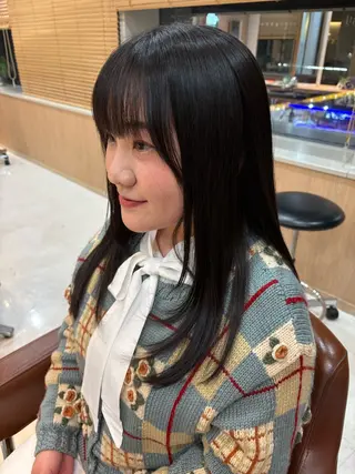 ロング 風間 日和のヘアスタイル
