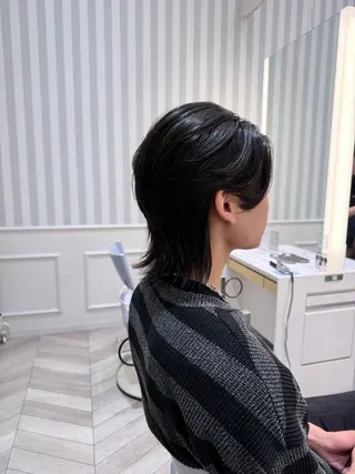 ロング メンズ 透明感カラー🫧 幕内梨乃亜のヘアスタイル