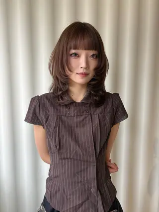ロング カラー 海外レイヤー /NAGISAのヘアスタイル