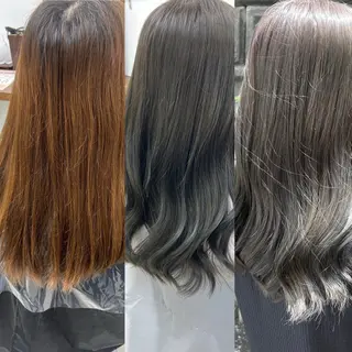 カラー 最高級エクステ /羽エクステ白石宇由のヘアスタイル