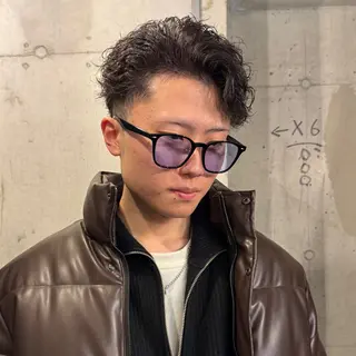 ショート パーマ メンズ お悩み×垢抜け特化 KAYA/渋谷のヘアスタイル