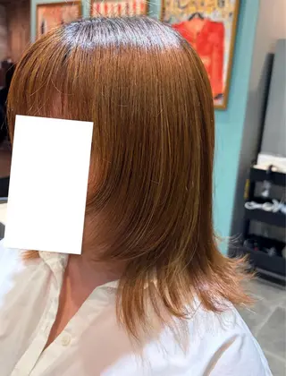 ミディアム カットモデル RURUのヘアスタイル