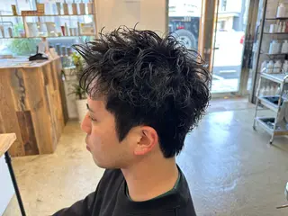ショート パーマ メンズ 倉持誠也 ショートスタイル特化のヘアスタイル
