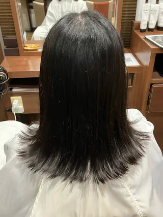 ミディアム 平川 かなこのヘアスタイル