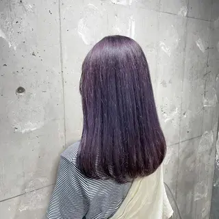 セミロング カラー 赤み消しカラー 🍀JUNKIのヘアスタイル