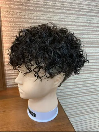ショート パーマ パーマ職人 渡邊 優雅のヘアスタイル