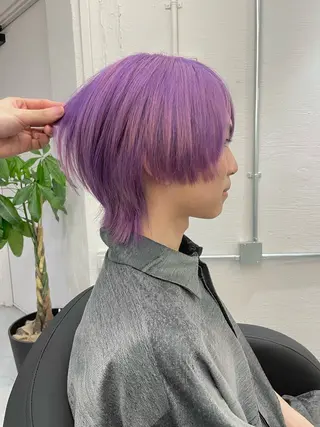 ショート カラー メンズ 艶髪/透明感カラー tawadaのヘアスタイル