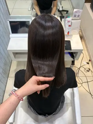 ミディアム カラー 🎀ゆい🎀 髪質改善カラー🎀のヘアスタイル
