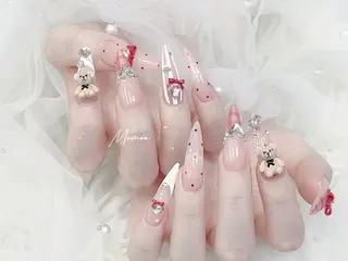 ネイル MoMoA Nail ネイル長さ出し専門店のネイルデザイン
