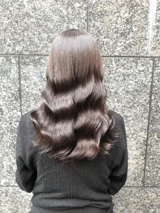 ロング カラー ‎🤍髪質改善‎🤍 レイヤーカット‎🤍のヘアスタイル