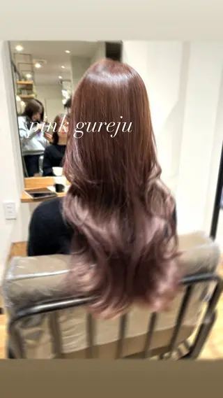 ロング カラー つくば 【Ciqi】 あくつのヘアスタイル