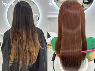 ロング カラー 【aini天王寺】 𝐚𝐢𝐫𝐢✂︎のヘアスタイル