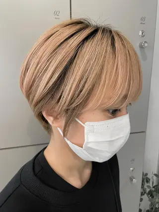 ショート モテ髪/ボブ/ショー ト/アダチフウトのヘアスタイル