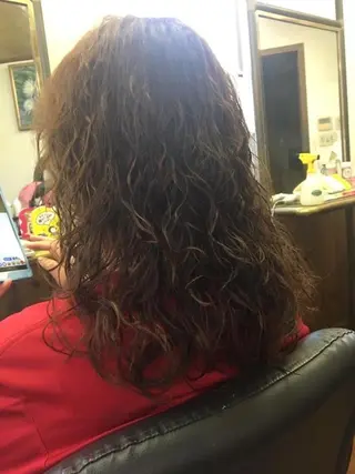 カラー パーマ 井上 和久のヘアスタイル