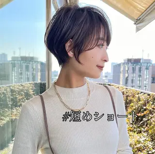 ショート 表参道/若見えショ ート×髪質改善 荒砂のヘアスタイル