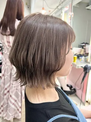 ミディアム 似合わせボブ🫧 丸みショート藤本のヘアスタイル