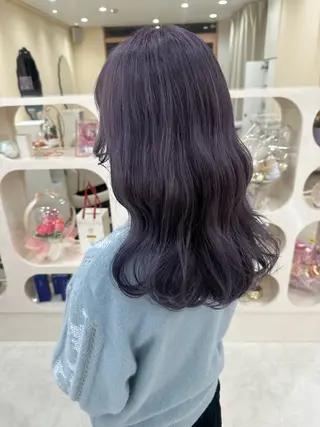 ミディアム カラー cherir髪質改善 パーソナルカラー診断のヘアスタイル
