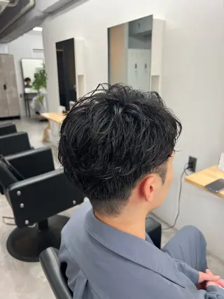 ショート パーマ メンズ メンズパーマ北千住 学生人気No.1登坂のヘアスタイル