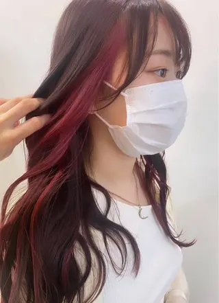 ロング 🎀モテ暖色× エクステ🎀あかりのヘアスタイル