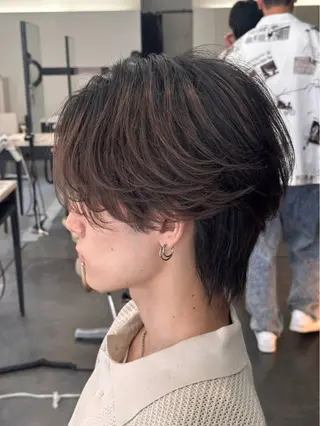パーマ メンズ 玉置 晴太郎のヘアスタイル