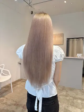 ロング カラー レイヤーカット ゆほこのヘアスタイル