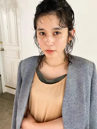 ロング カラー パーマ ヘアアレンジ メンズ キッズ ネイル マツエク・マツパ パーマスタイル🔅 sayacaのヘアスタイル