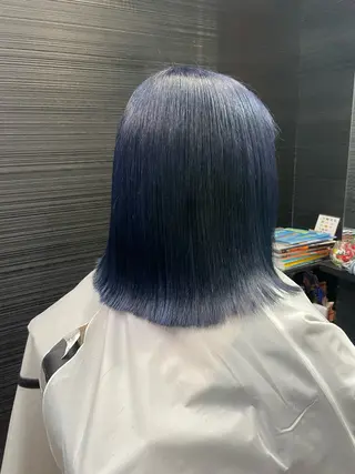 ミディアム カラー 山本 雅由のヘアスタイル